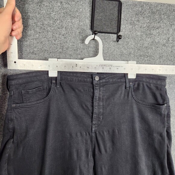 NYDJ Not Your Daughter Black Curves 360 CFOZ2637 Slim High Rise Jeans SIZE 18 - Picture 6 of 16